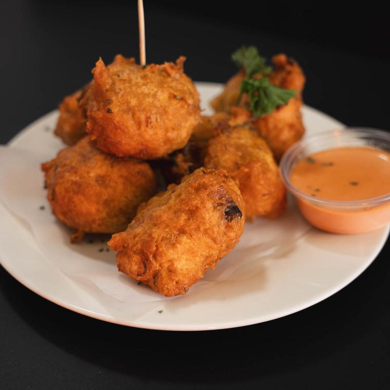 menu item 1 of 12, Corn Fritters