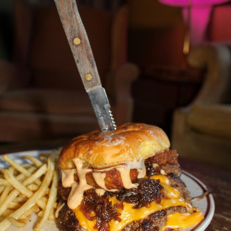 Fried Onion Butter Burger photo