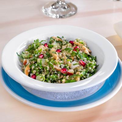 Tabbouleh salad.