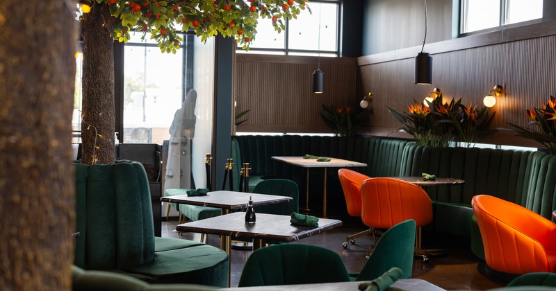 Interior, seting place, coffee tables, chairs