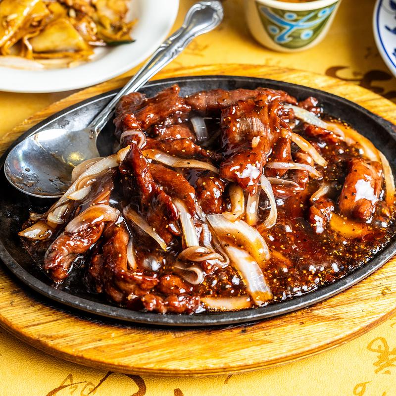 menu item 10 of 10, SP3. Sizzling Steak with Black Pepper (Hot Spicy)