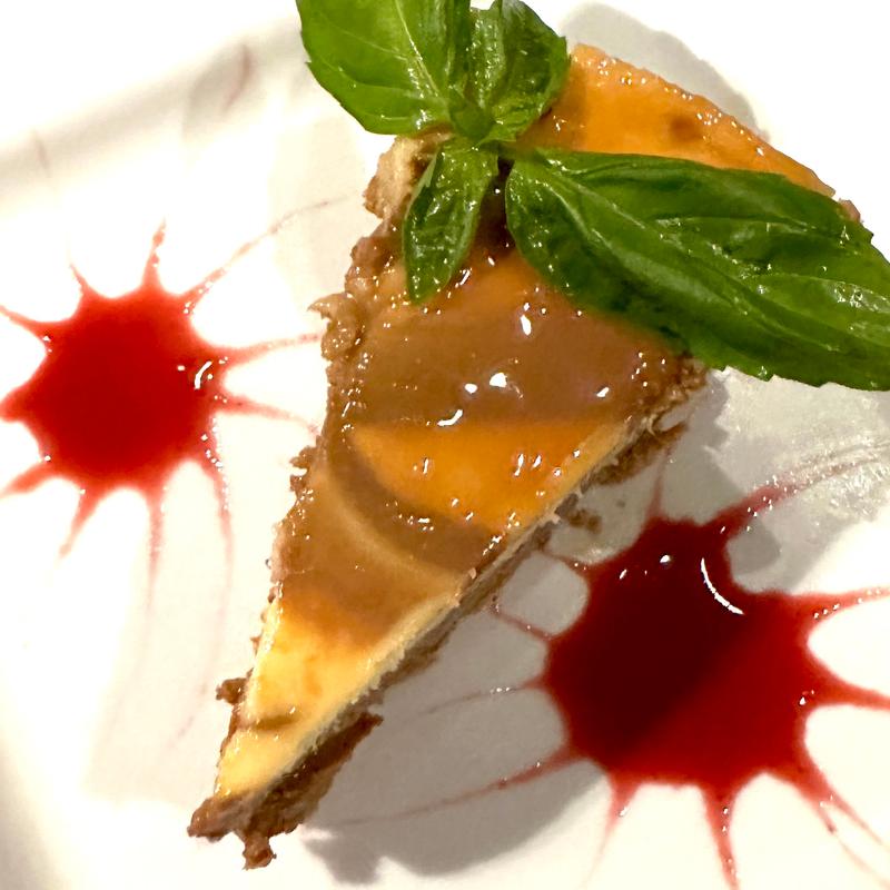Sea Salt caramel cheesecake photo