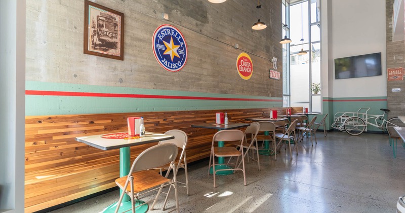 Interior, dining area