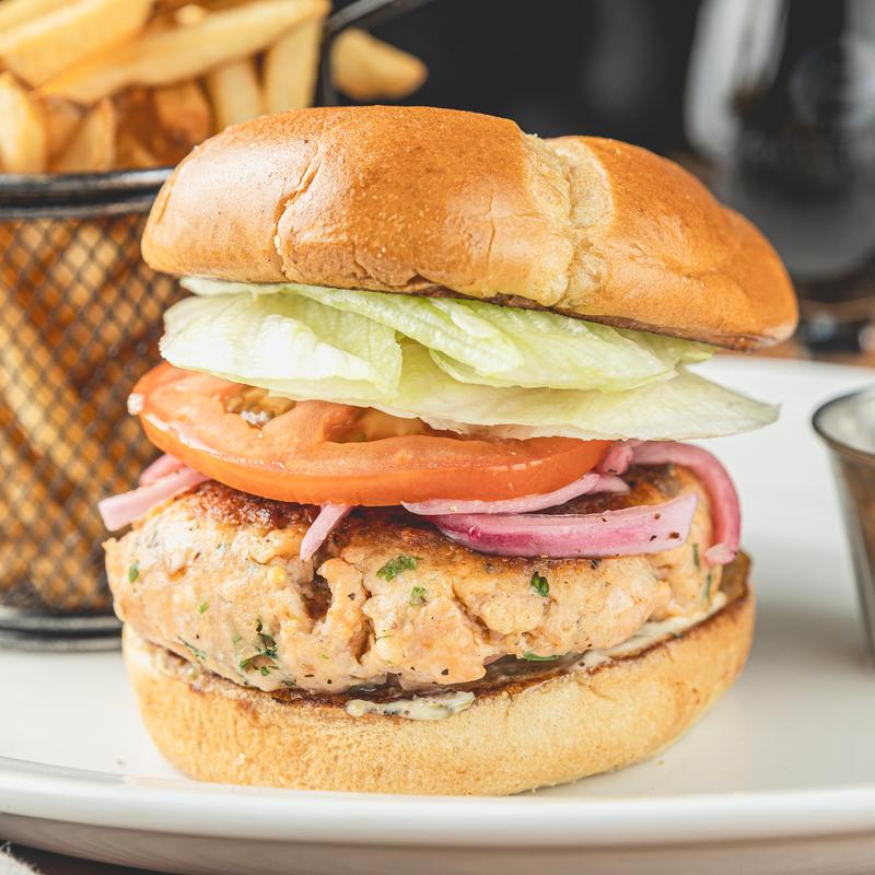 Salmon Burger photo
