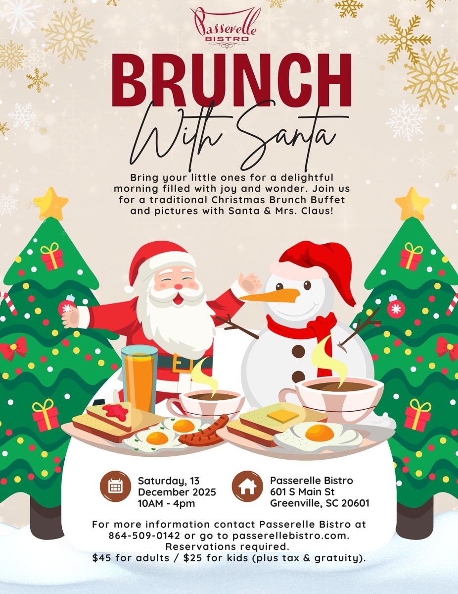 Santa Brunch at Passerelle Bistro event photo