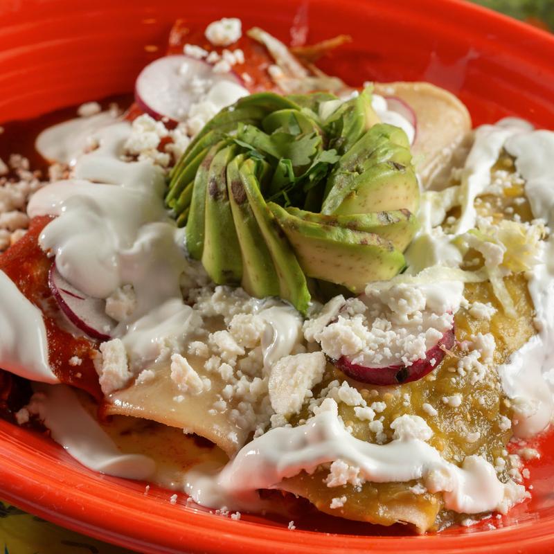 menu item 11 of 11, Lunch Enchiladas Mañaneras