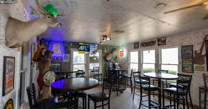 Interior, dining area
