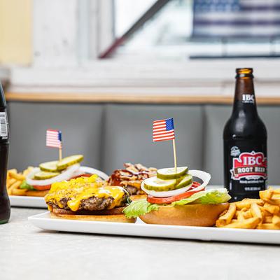 Served meals and drinks.