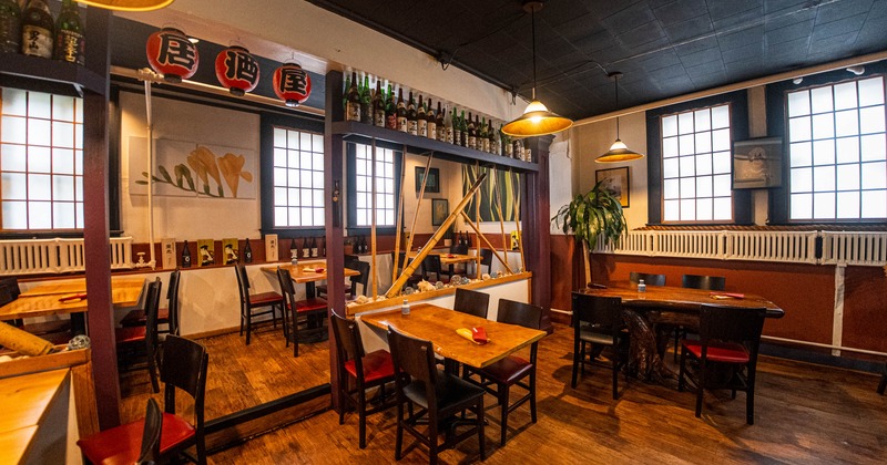 Interior, dining area