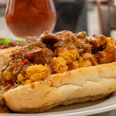Shrimp and Oyster Po Boy.