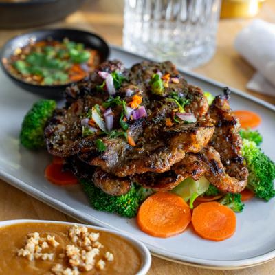 Grilled Boar Collar.