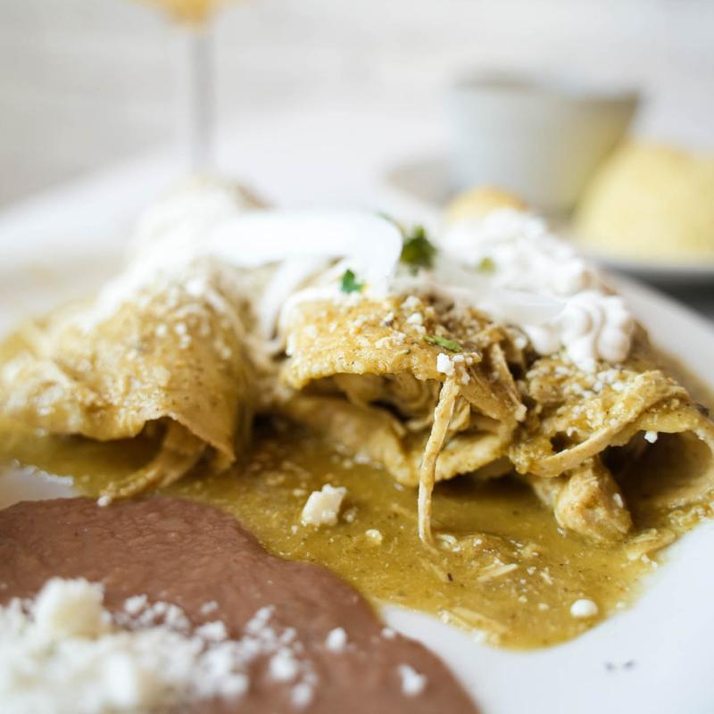 Enchiladas Verdes or Rojas photo