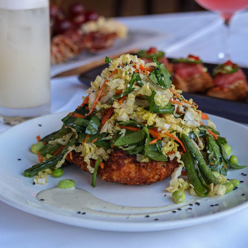 menu item 7 of 13, Napa Cabbage Katsu (Panko Fried Chicken Cutlet)