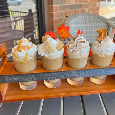 Boozie Coffee flight.