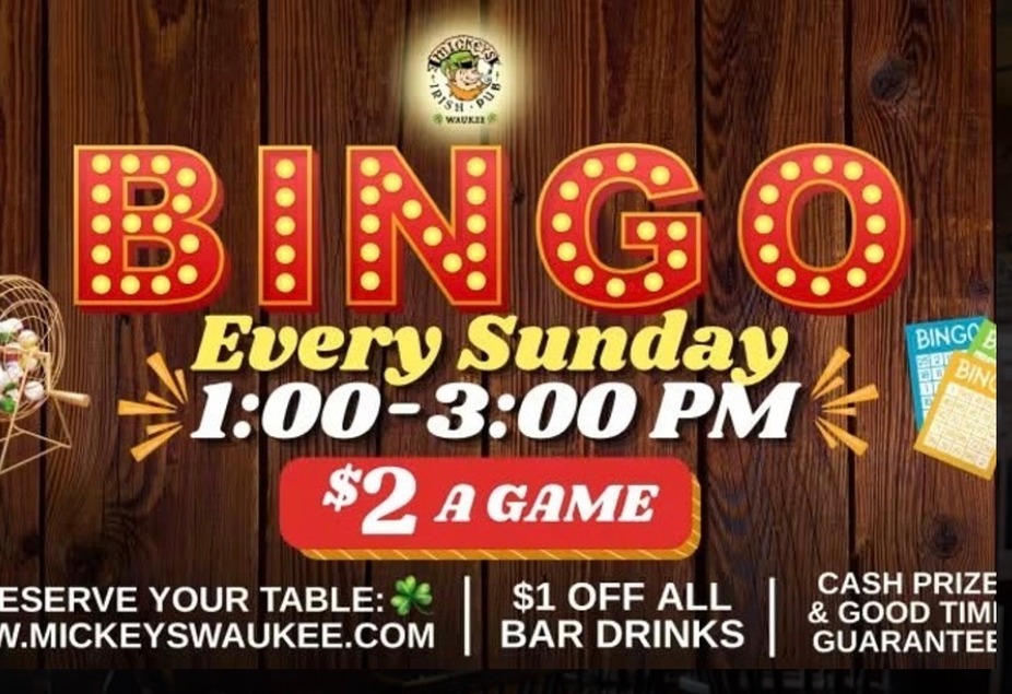 Sunday Funday BINGO event photo