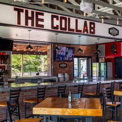 Interior, tables, chairs.