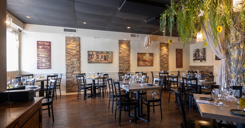 Interior, dining space