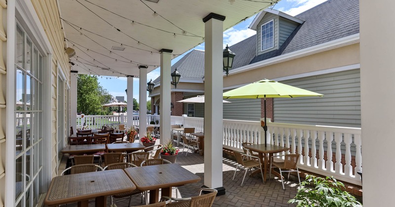 Exterior seating area