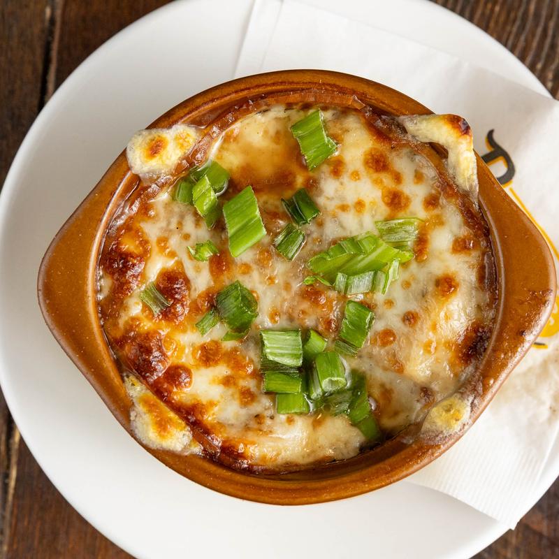 French onion soup photo