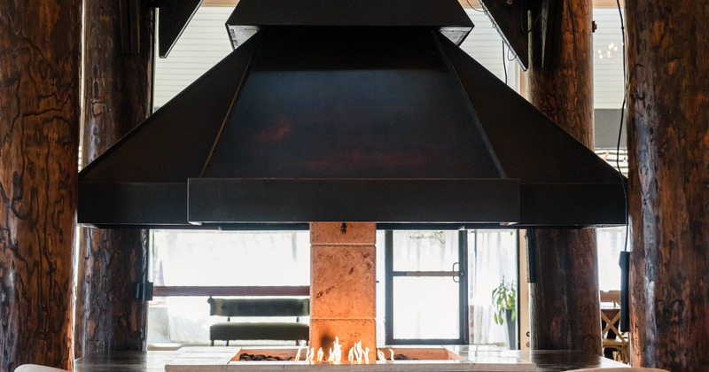 Interior, Fire place area