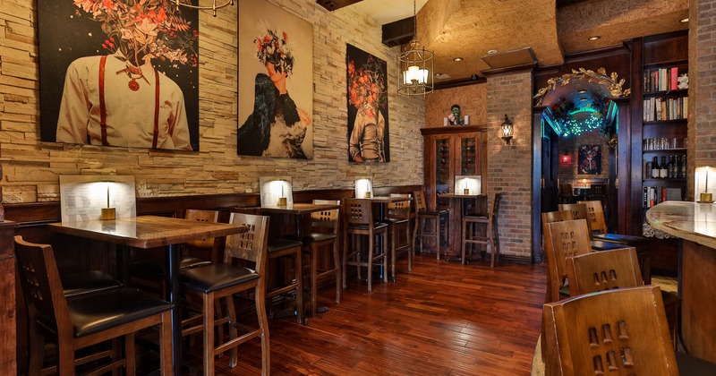 Interior, dining area