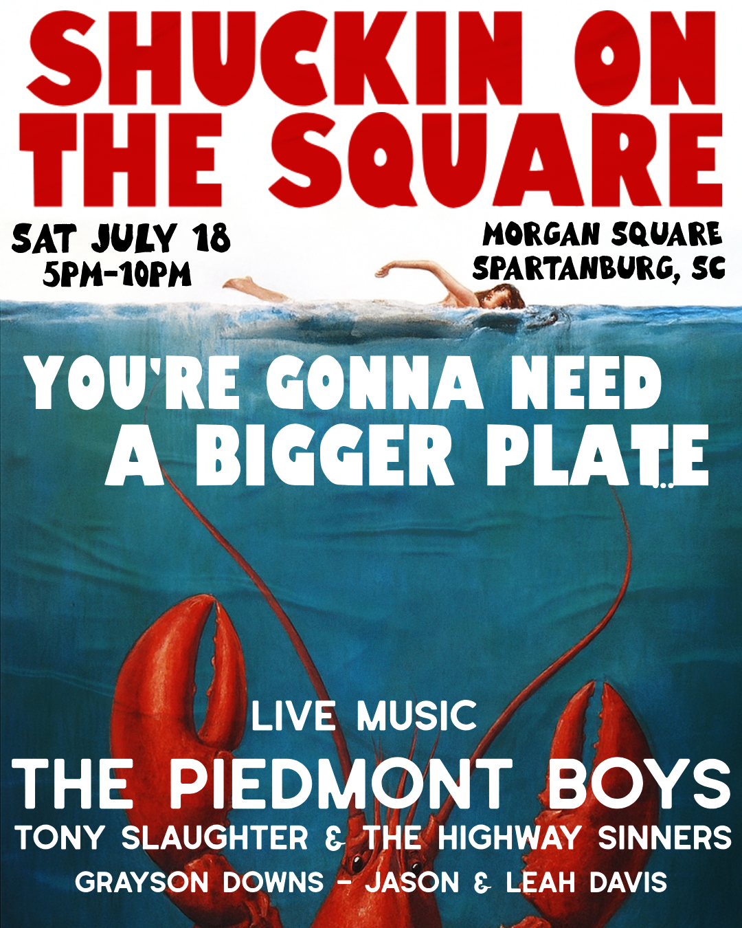 Shuckin on the Square graphic