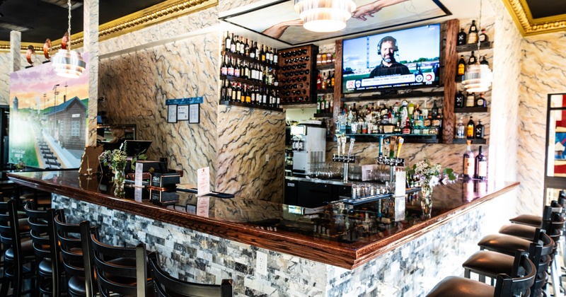 Interior, bar area