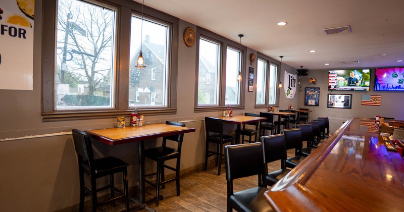 Interior seating area