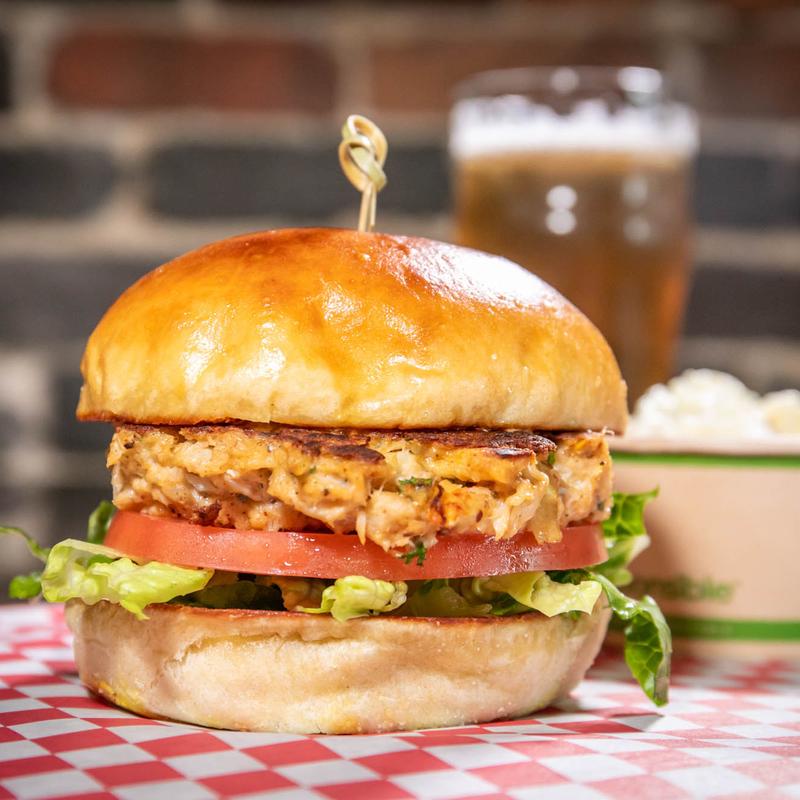 menu item 8 of 14, Blue Crab Cake Sandwich