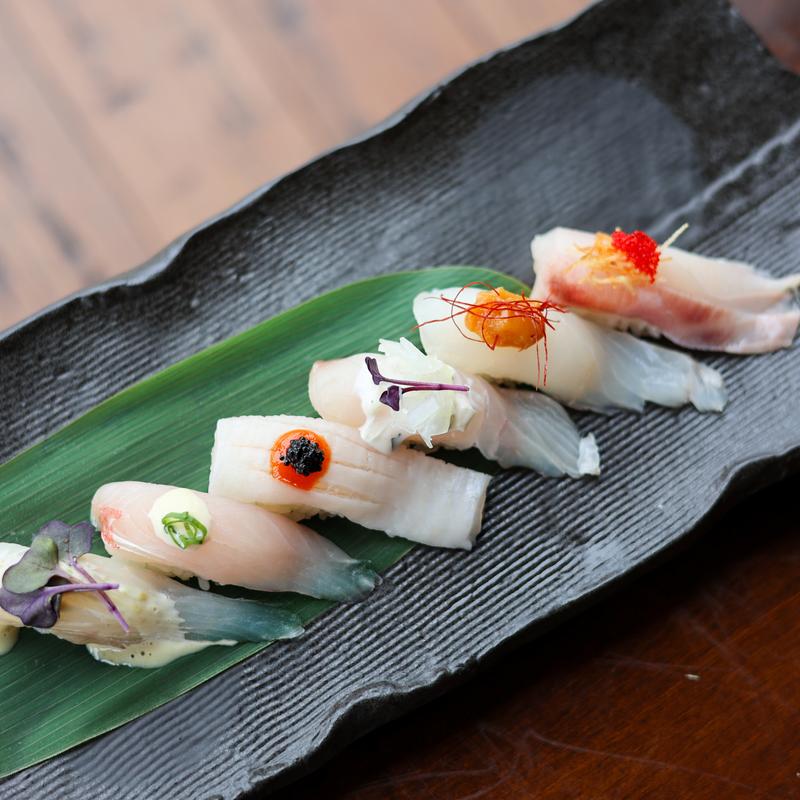 6 Piece Garnished Nigiri photo