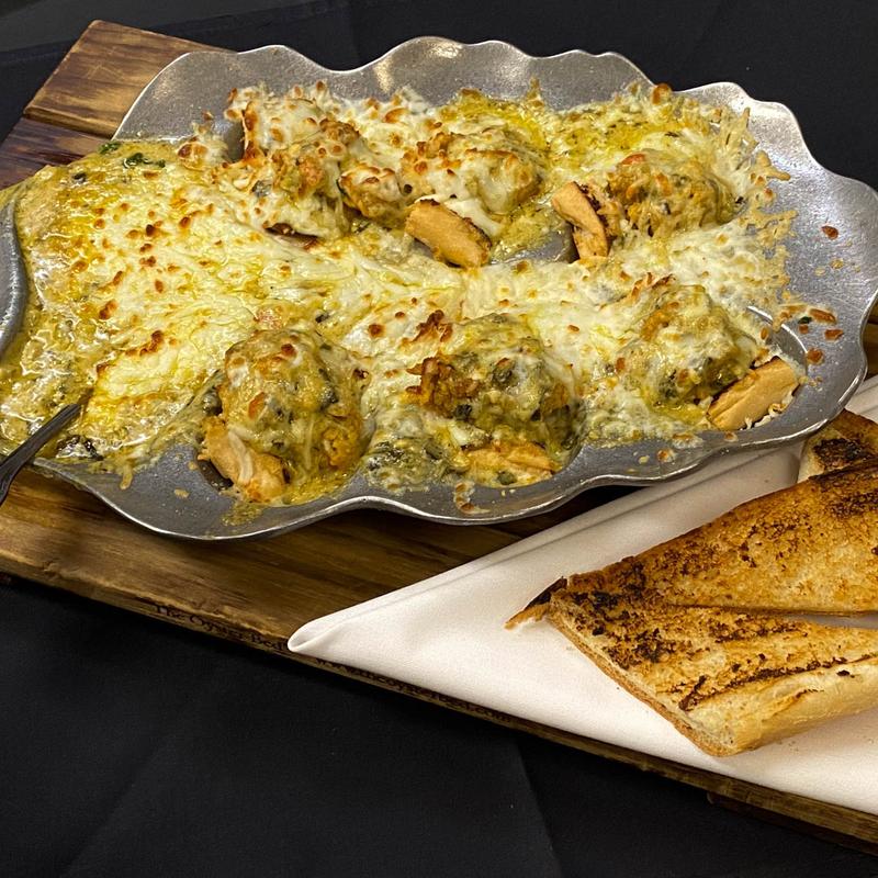 Oyster Rockefeller Bread photo