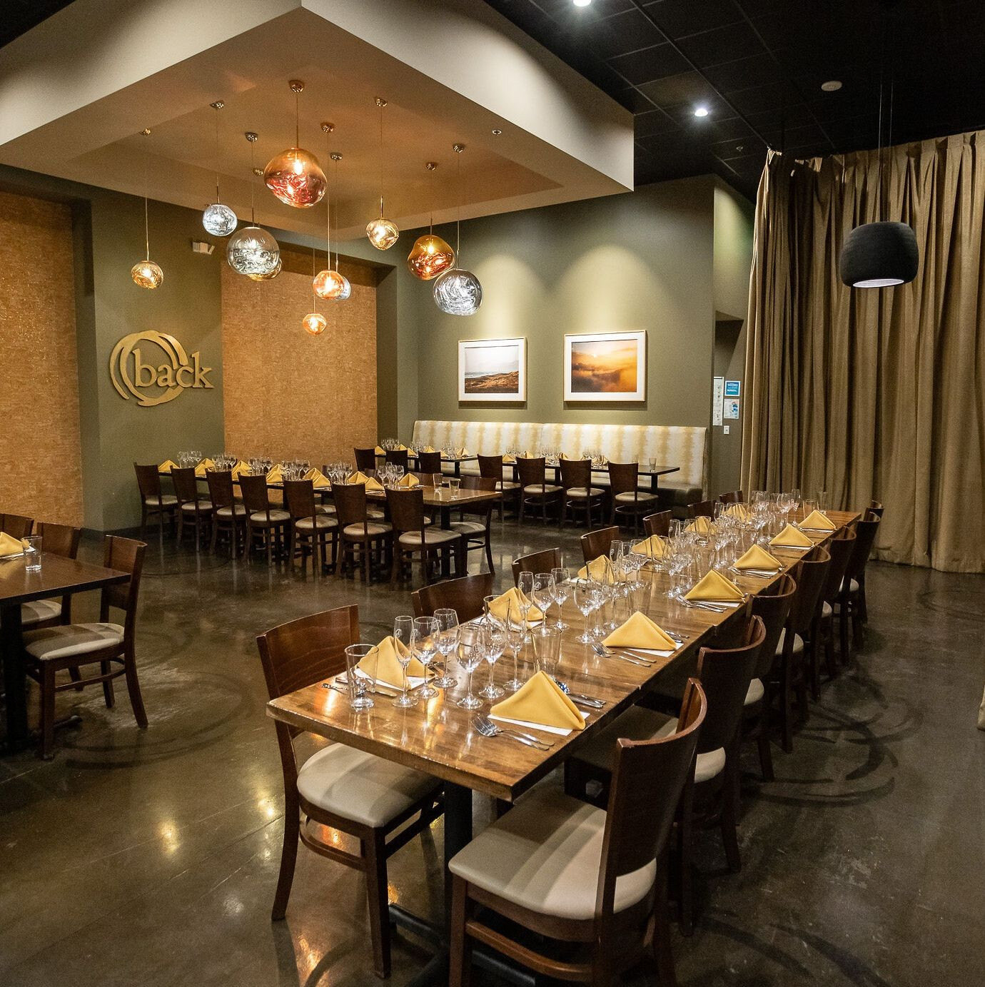 Interior picture of restaurant