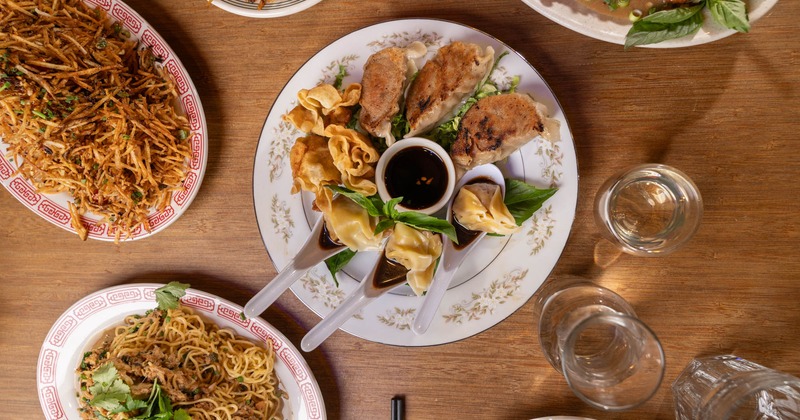 Various food on the table