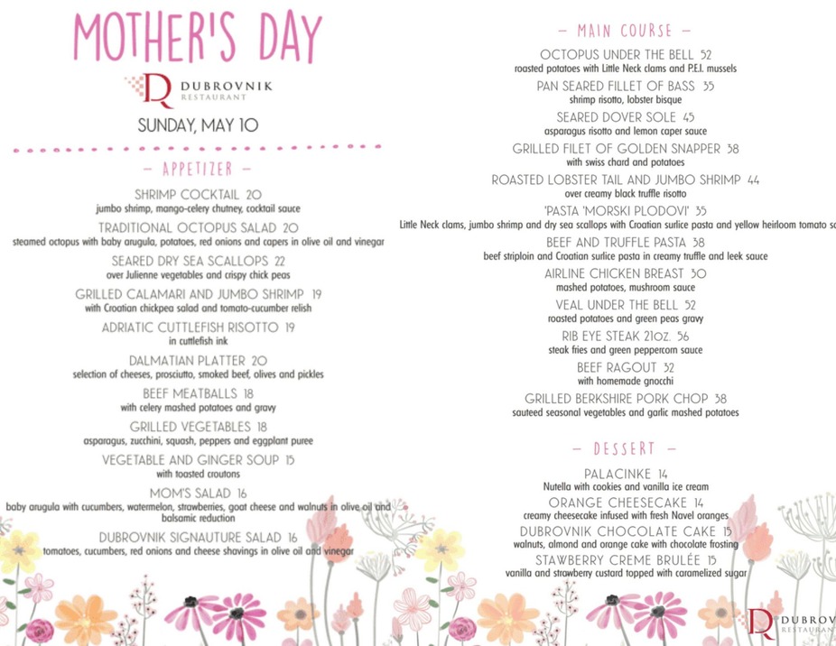 Mother's Day at Dubrovnik event photo