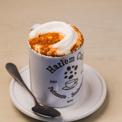 Chai Latte served in Harlem Cafe mug.