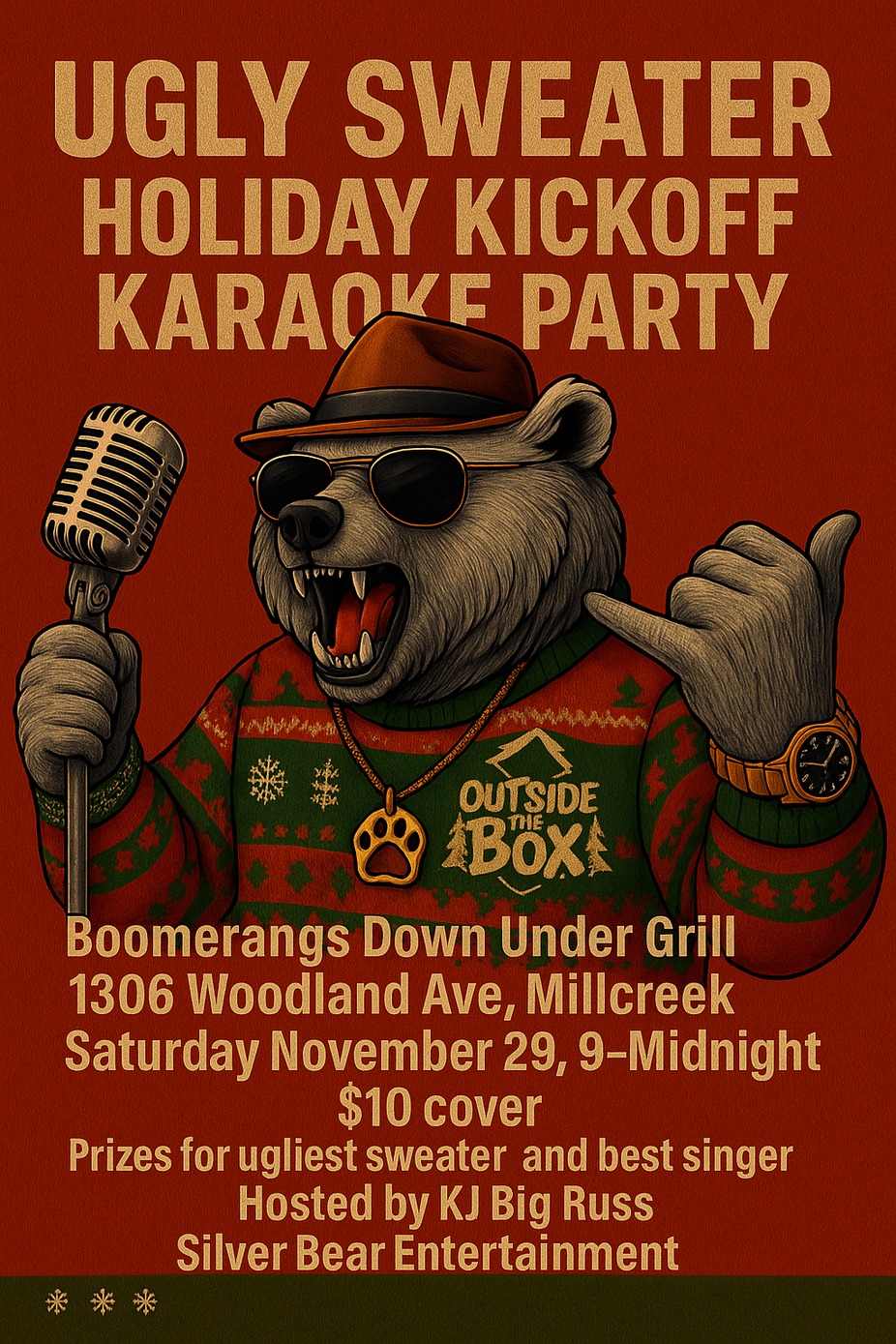 Ugly Sweater Holiday Kickoff Karaoke Party! event photo