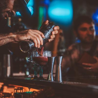 Bar moments, staff in action