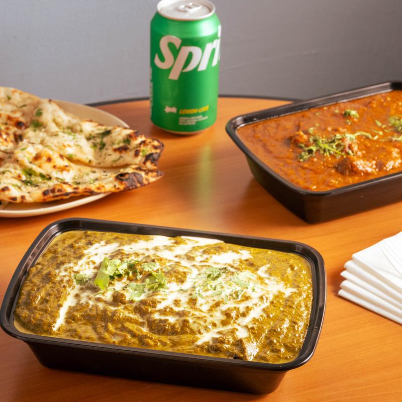 menu item 1 of 3, Saag Panner