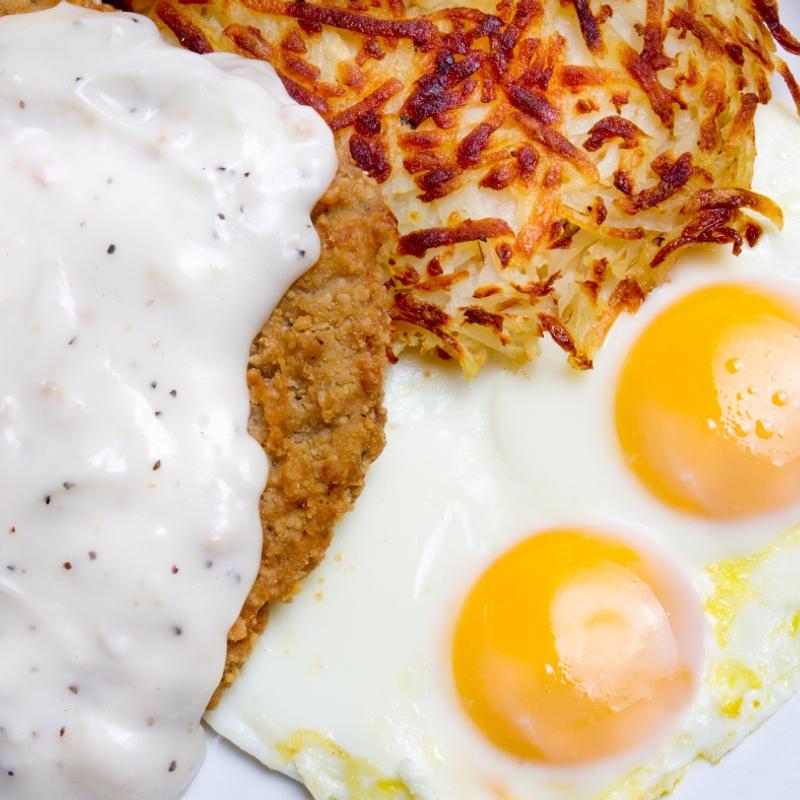 FRIED STEAK & EGGS photo