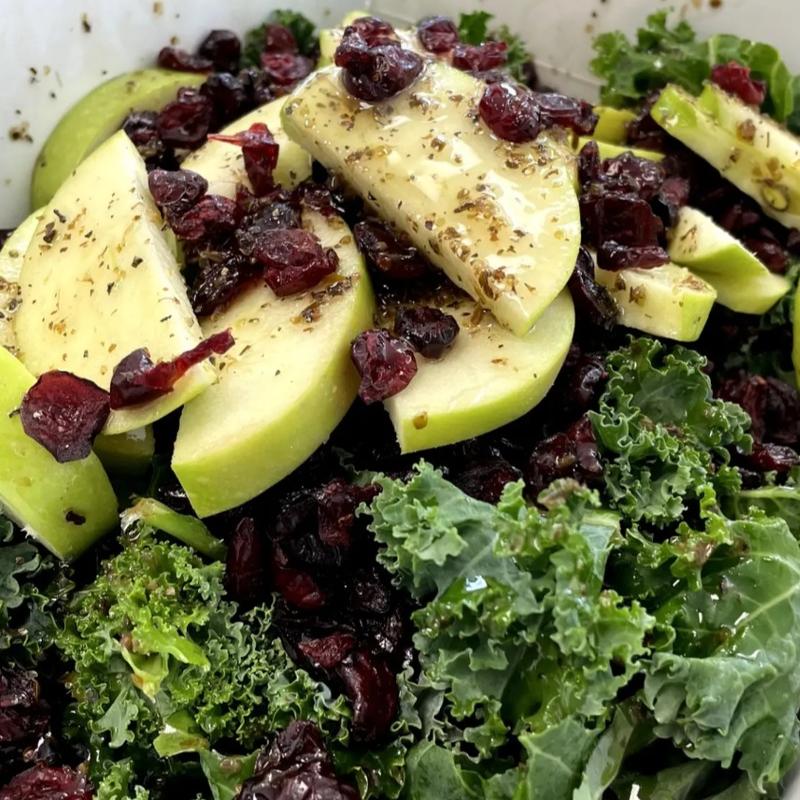 Apple Cranberry Kale Salad photo
