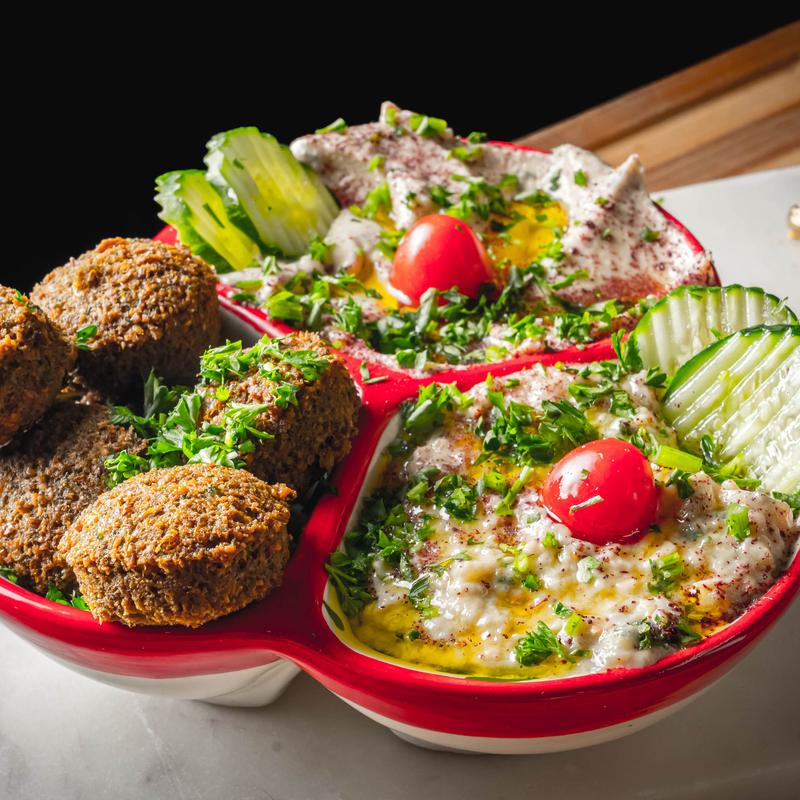 menu item 16 of 28, Hummus with Falafel
