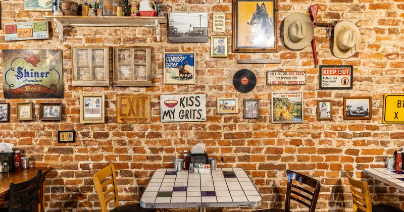 Interior seating space