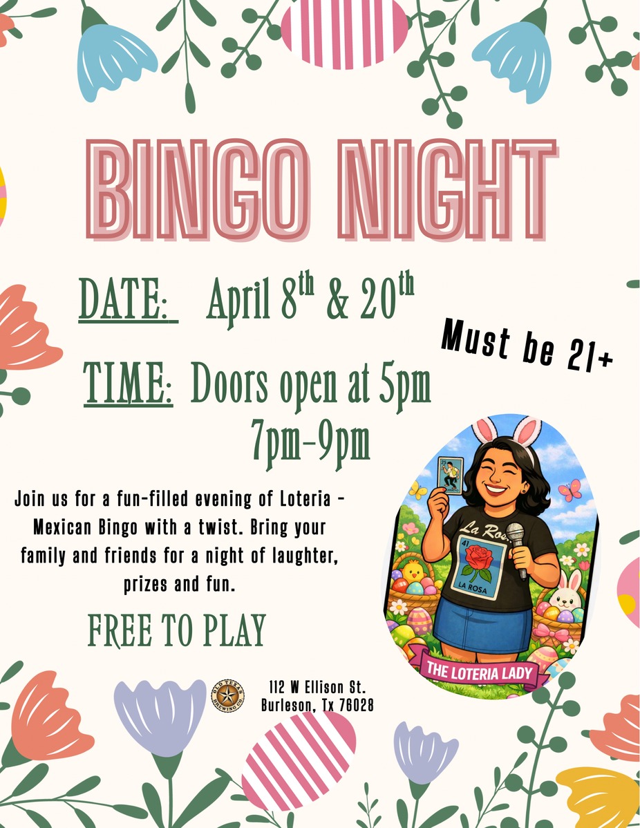 Loteria Bingo- Wednesday April 8th Doors open at 5PM event photo