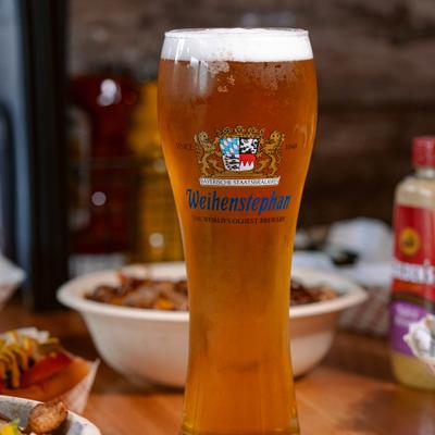 Glass of beer.