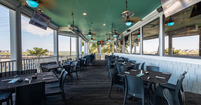 Exterior seating area