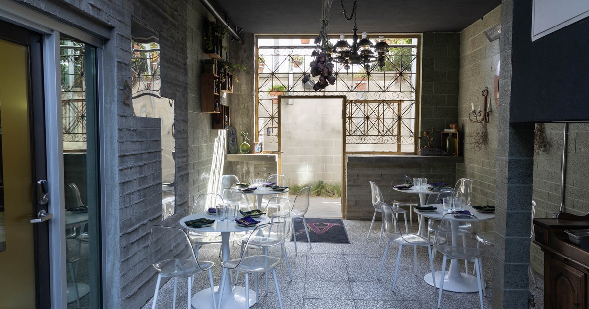 Interior, seating area