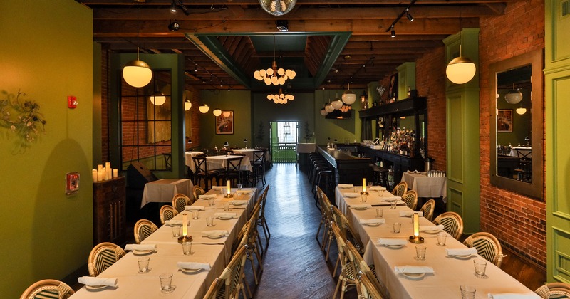 Restaurant dining area