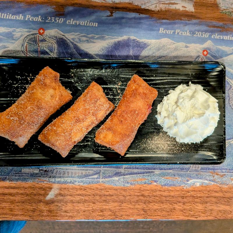 menu item 15 of 15, Raspberry Cheesecake Chimi