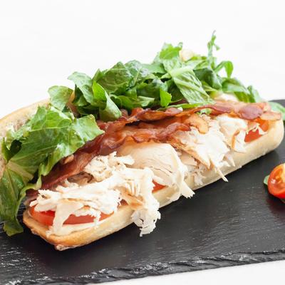 Turkey and BLT sandwich.