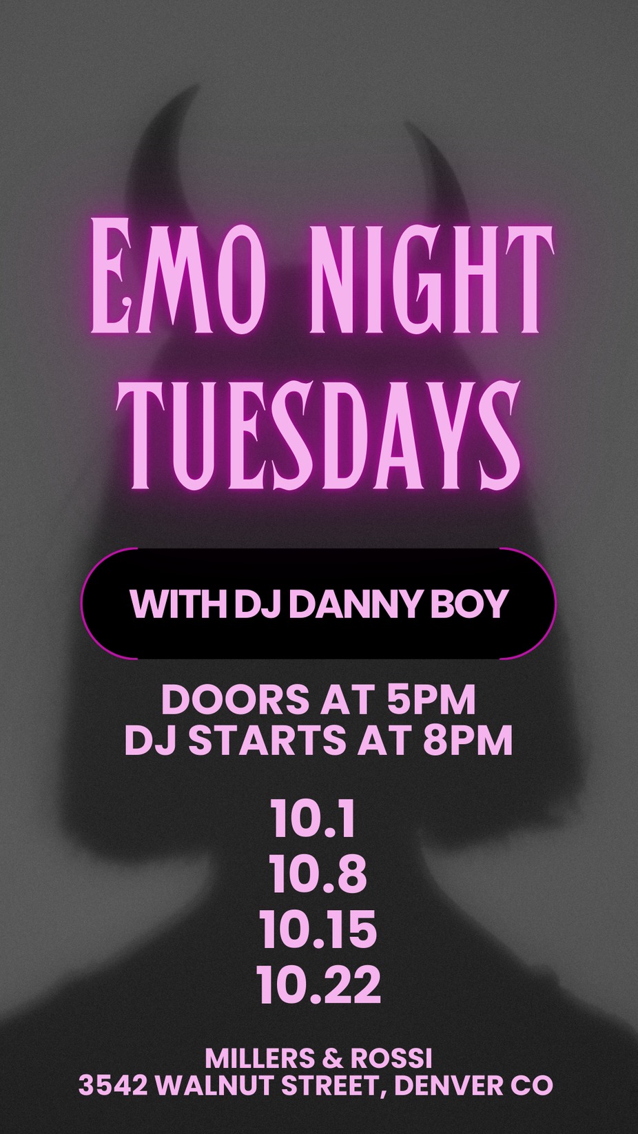 EMO NIGHT TUESDAYS event photo